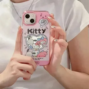 Sanrio Mini Pink Mirror Case (For iPhones)