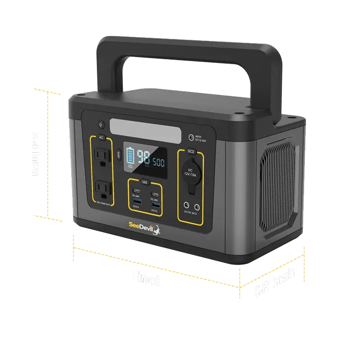 See Devil Portable Power Station 500w 560Wh