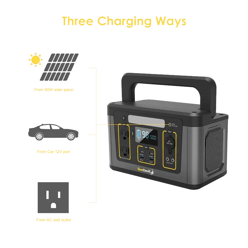 See Devil Portable Power Station 500w 560Wh