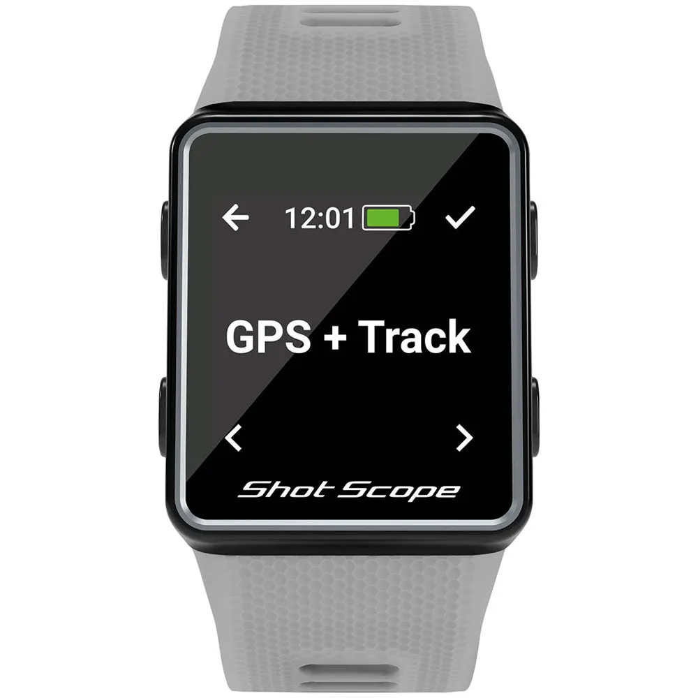 Shot Scope V3 GPS Golf Watch & Performance Tracker - Grey