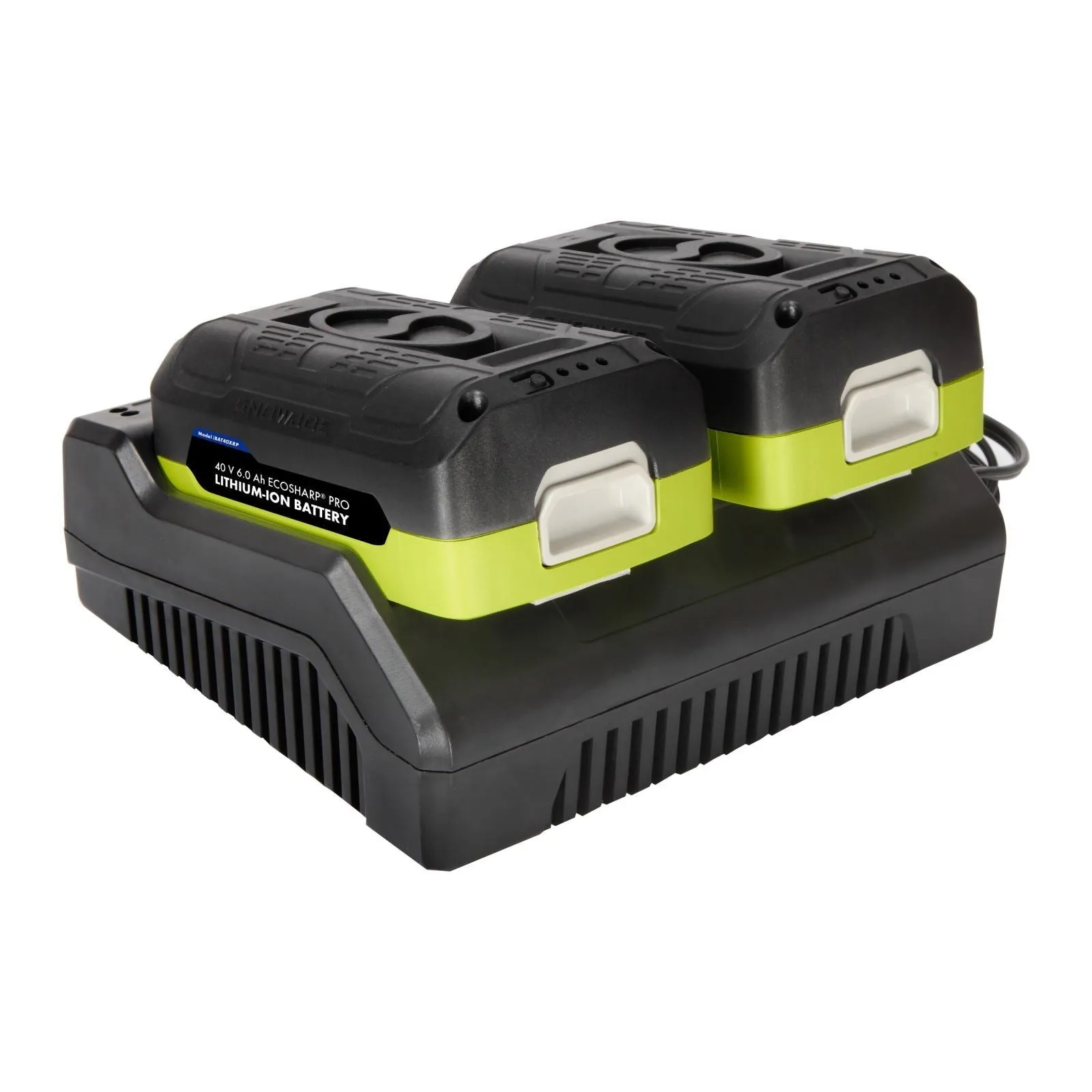 Snow Joe   Sun Joe iONMAX iBAT40XRP EcoSharp® Pro Lithium-Ion Battery | 40 Volt | 6.0 Ah