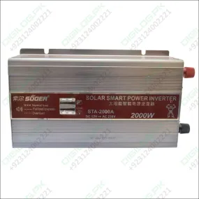 Sta-2000a Suoer 2000w 12v 220v Solar Power Inverter