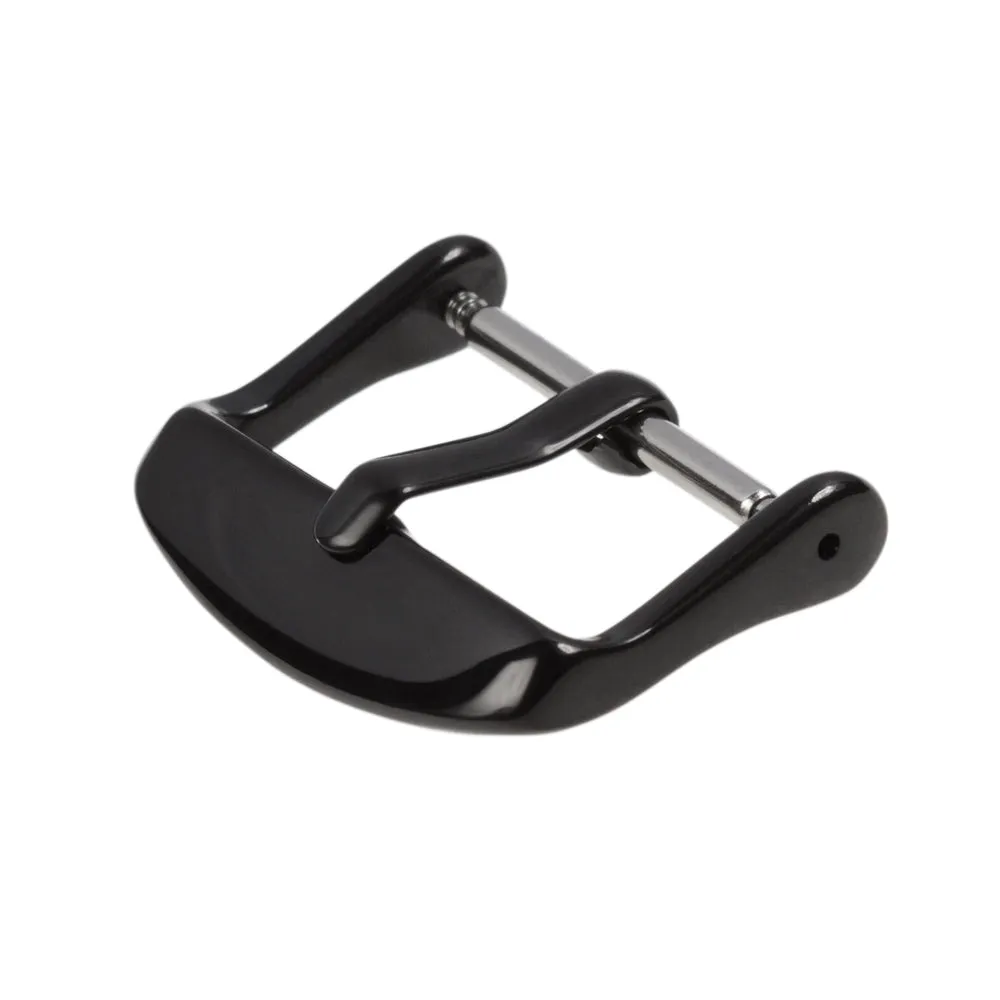 Stainless Steel Buckle - Polished Black PVD Add-On