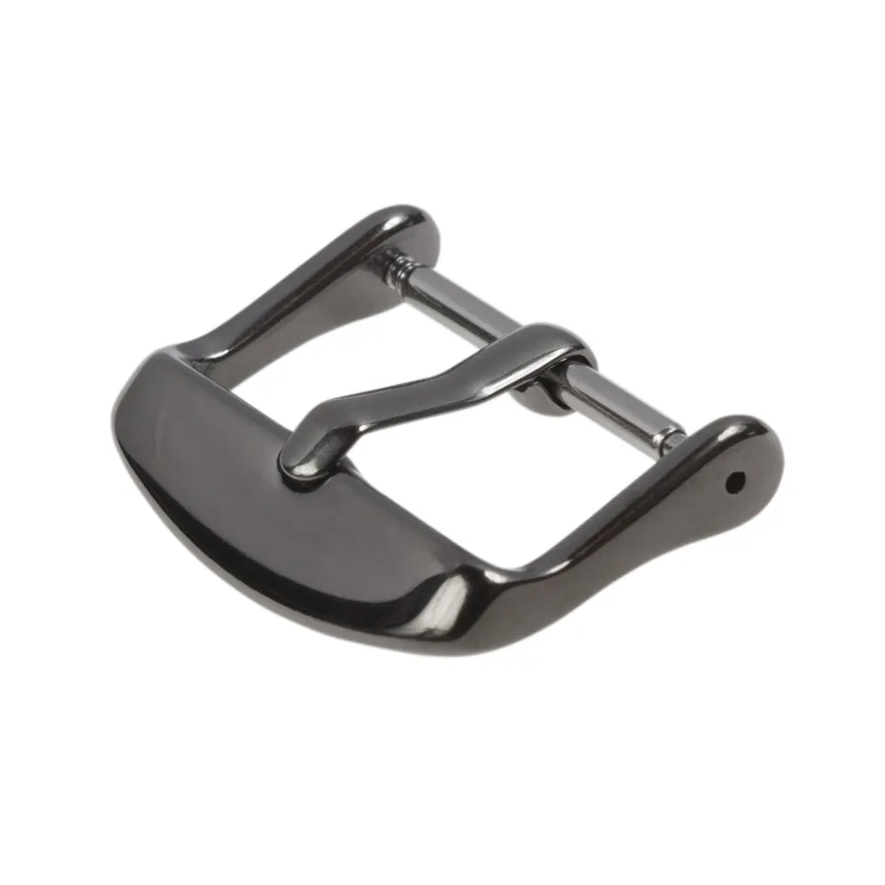 Stainless Steel Buckle - Polished Gunmetal PVD