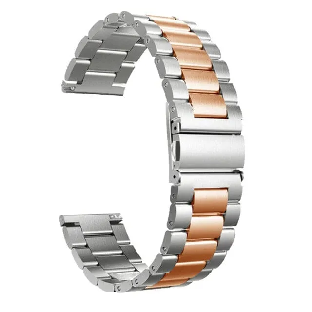 Stainless Steel Link Watch Strap Compatible with the Nokia Steel HR (40mm)