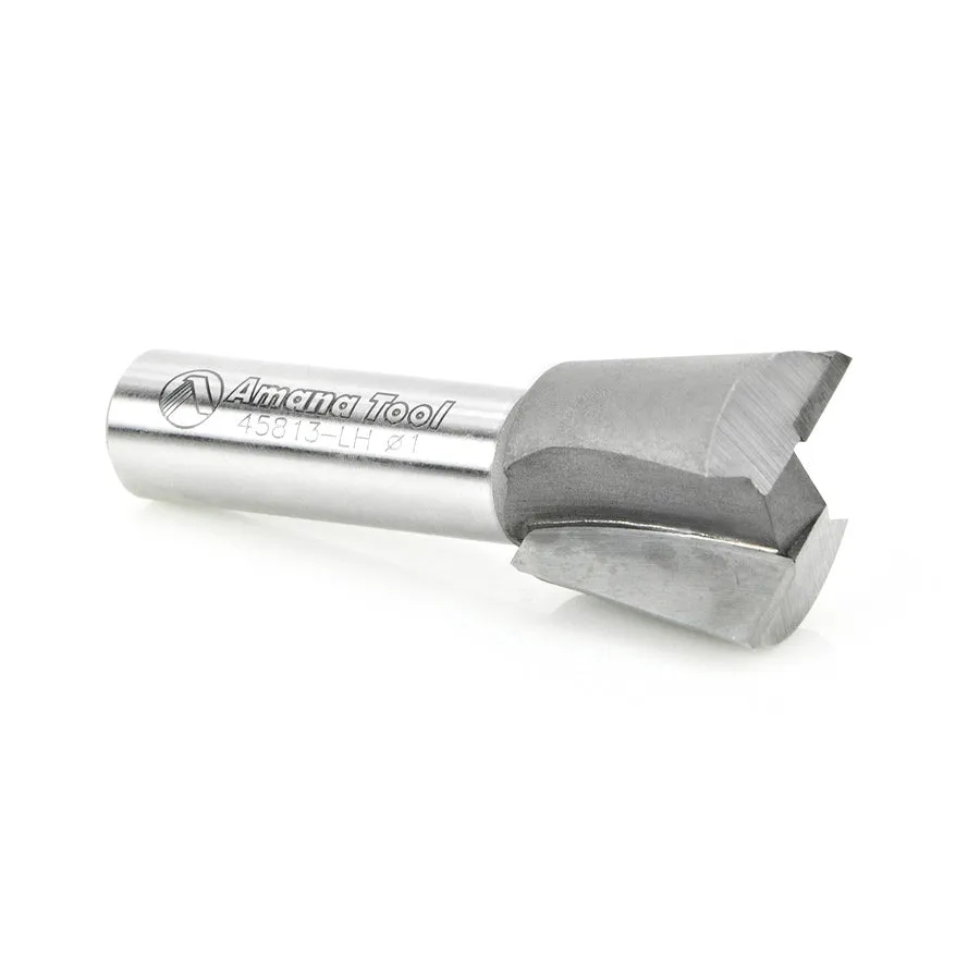 Stair Tread L⁄H Dovetail Router Bit | 7°x 1" Dia x 7⁄8 x 1⁄2 Shank | 45813-LH | 738685045817