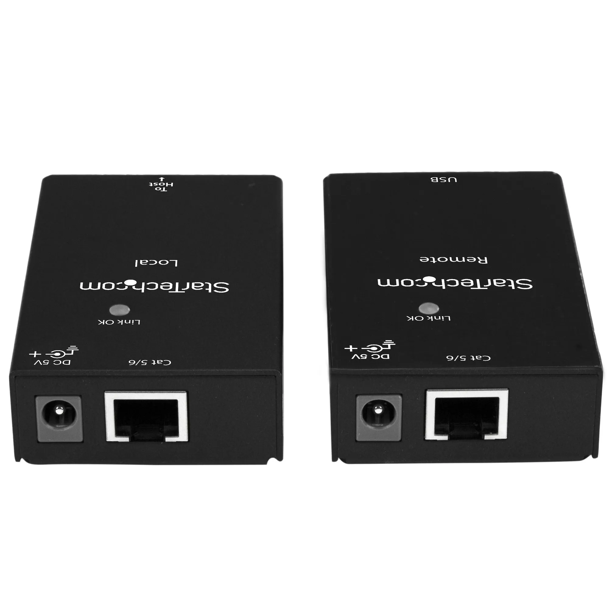 Startech.Com Usb 2.0 Extender Over Cat5e/Cat6 Cable (Rj45), Up To 165Ft (50M), High Speed Usb Port Extender Adapter Kit,