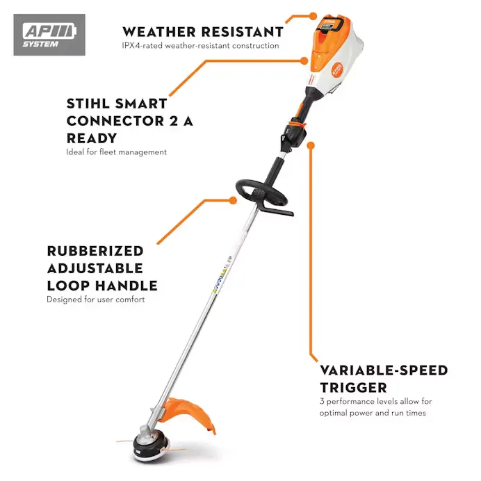 Stihl | FSA 135 R Battery Trimmer | w/ AP 300 S Battery & AL 301 Charger (FSA135R-AP300S-AL301-COMBO)