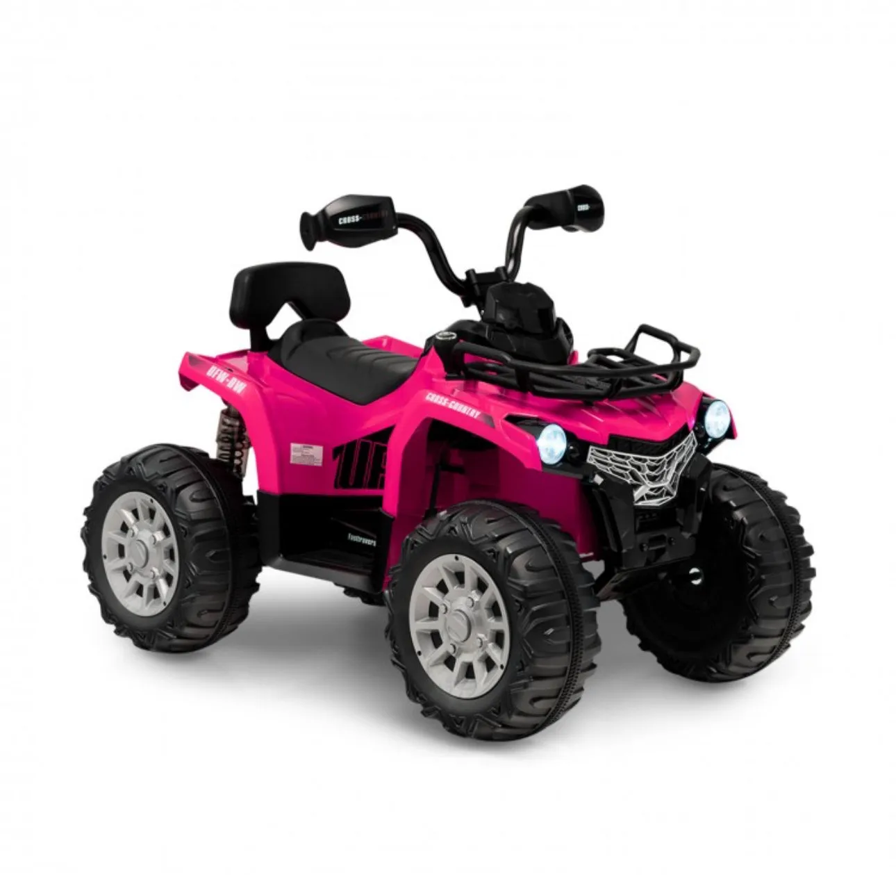 Super Cool Fun 12V Kids Ride On Car Atv 1 Seater | 4 Wheeler | MP3 | LED Lights | Ages 3-8