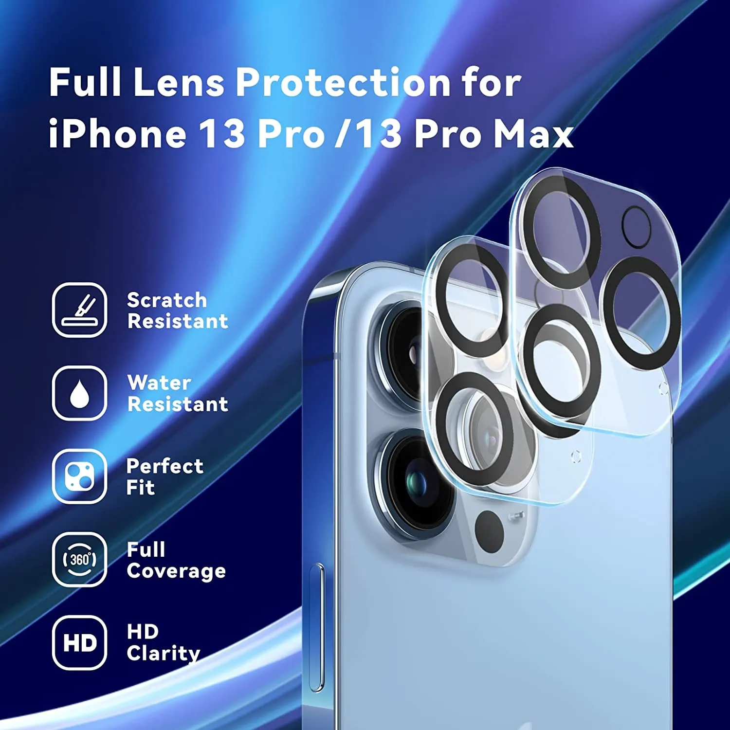 Tempered Glass Camera Lens Protector 13 Pro / 13 Pro Max