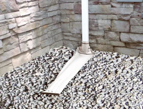 Thermwell DE46WH 46" White Roll Out / Roll Up Automatic Downspout Extenders - Quantity of 12