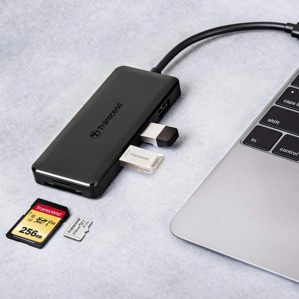 Transcend 6-in-1 USB Type-C Hub USB 3.1 Gen 2 TS-HUB5C