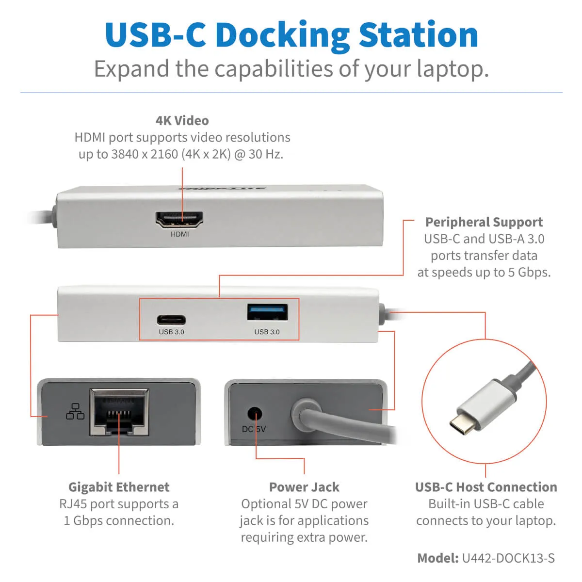 Usb-C Docking Station Type-C