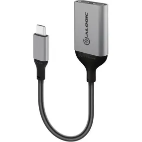 USB-C TO USB-C AUDIO & USB-C CHARGING ADAPTER- SPACE GREY