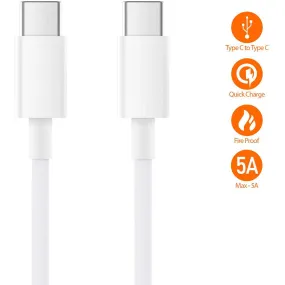 USB Type-C to Type-C Cable 150cm Data and Charging Cable For MacBook, notebook & USB-C Devices