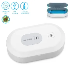 UV Light Phone Sterilizer & Mobile Phone Wireless Charging Box