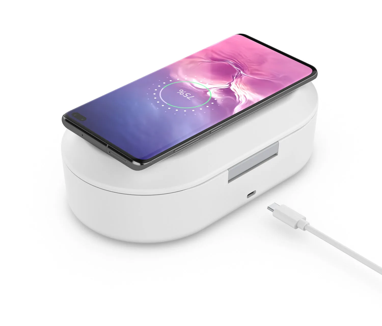 UV Light Phone Sterilizer & Mobile Phone Wireless Charging Box