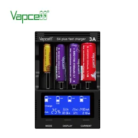 Vapcell S4 Plus 12A Super Smart Battery Charger