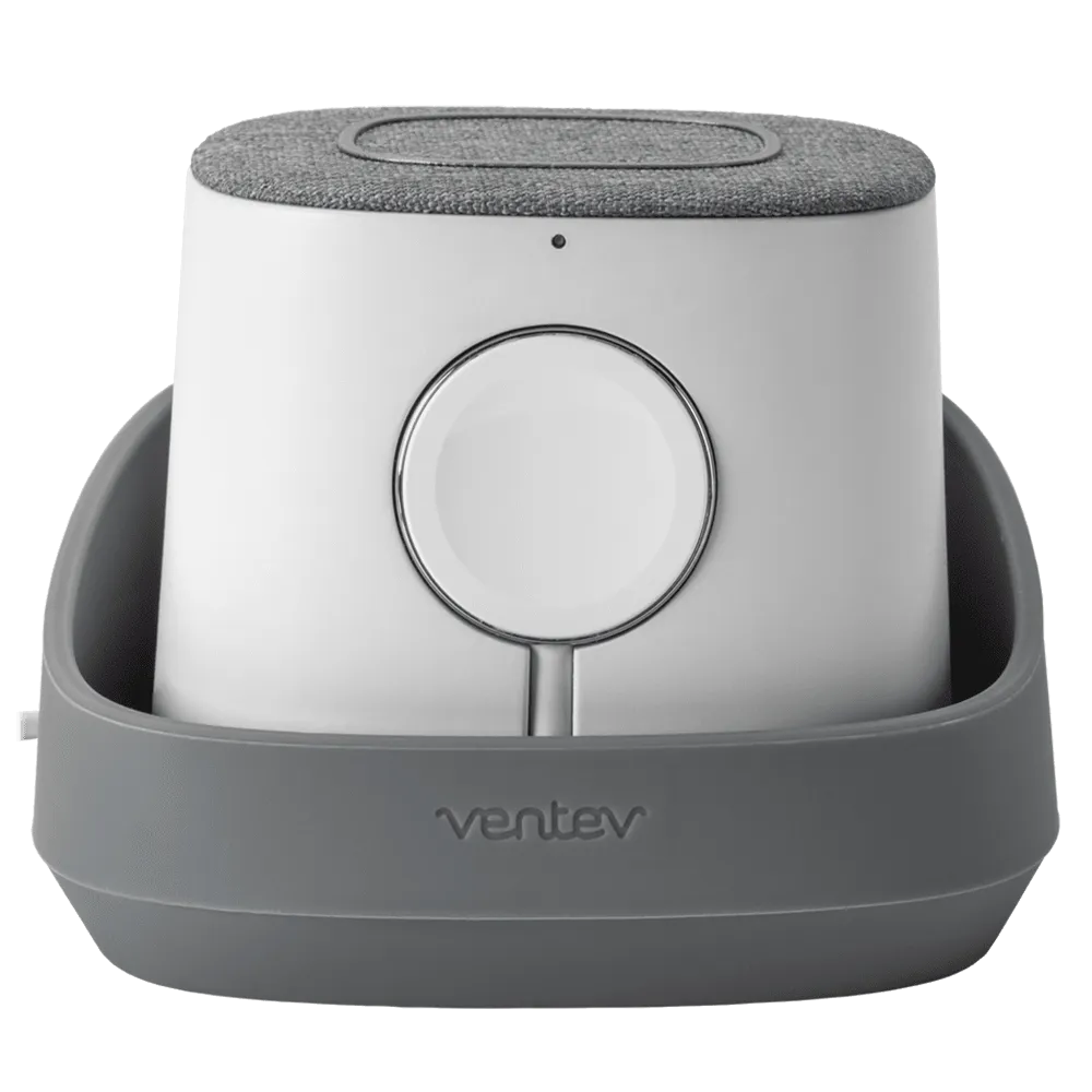 Ventev Wireless WatchDock Duo 10W Charging Pad & Apple Watch Charger - Gray/White