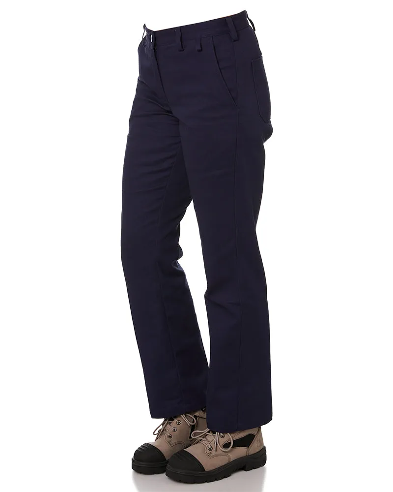 Womens Drill Pant - Navy