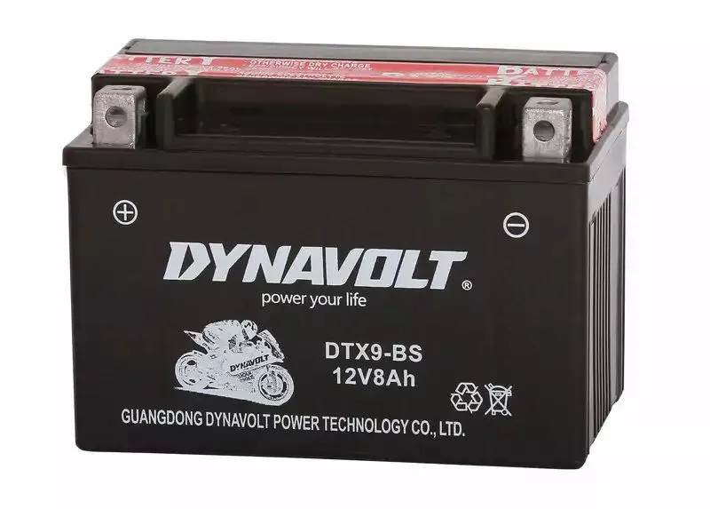 YTX9-BS BATTERY DYNAVOLT AGM 12V8AH