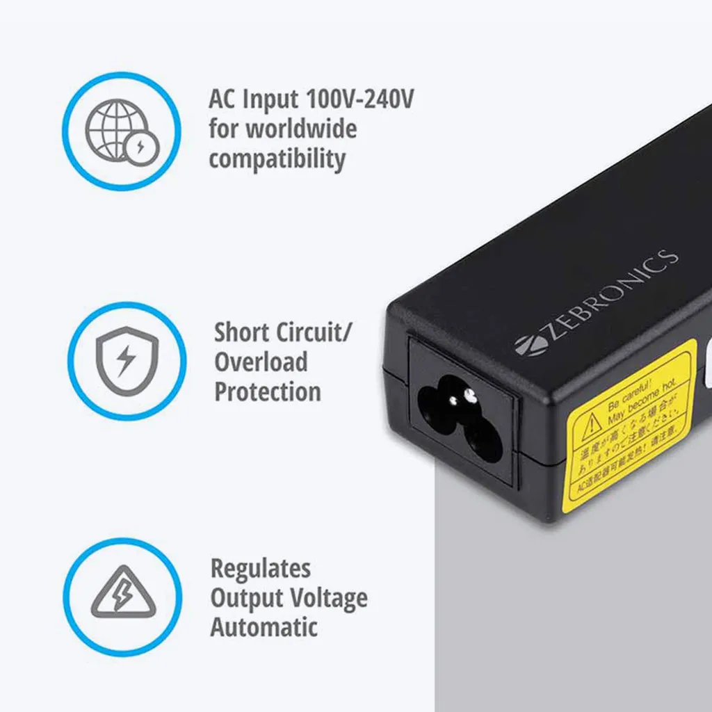 Zeb-LA481718565H 65W 18.5V Laptop Adapter with 4.8x1.7mm Connectors