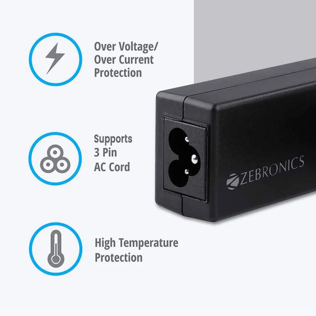 Zeb-LA481718565H 65W 18.5V Laptop Adapter with 4.8x1.7mm Connectors